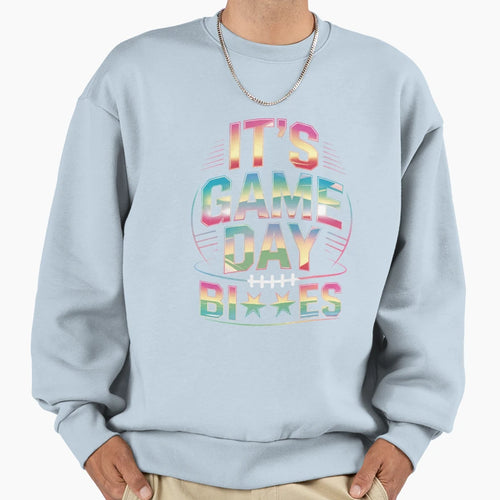 Game Day Football Team Fan Sweatshirt - Casual Everyday Wear Men Women - T-Shirt, Sweatshirt, Hoodie