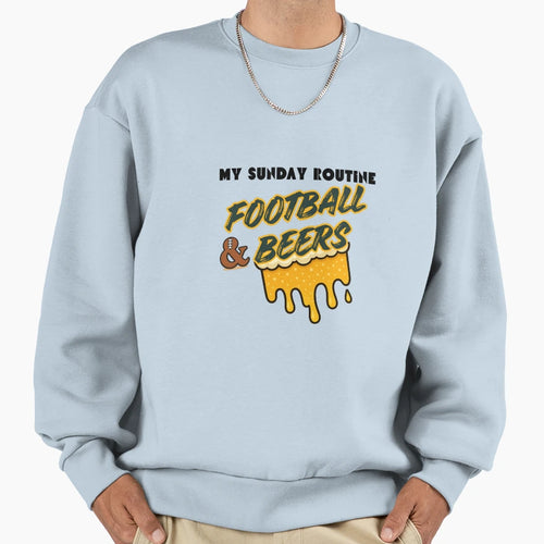 Packers Sunday Routine Funny Sweatshirt - Aesthetic Graphic Unisex - T-Shirt, Sweatshirt, Hoodie