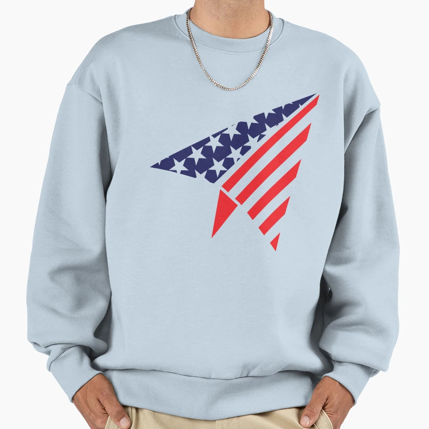 Us Plane Sweatshirt - Novelty Apparel Unisex - T-Shirt, Sweatshirt, Hoodie