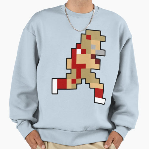 8 Bit San Francisco Pixel Football Sweatshirt - Aesthetic Graphic Unisex - T-Shirt, Sweatshirt, Hoodie