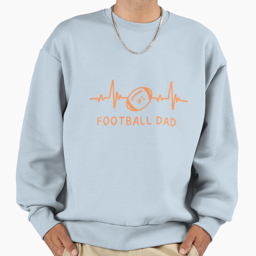 Football Dad Sweatshirt - Streetwear Style for Adults - T-Shirt, Sweatshirt, Hoodie