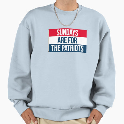 Sundays Are Patriots Sweatshirt - Aesthetic Graphic Unisex - T-Shirt, Sweatshirt, Hoodie