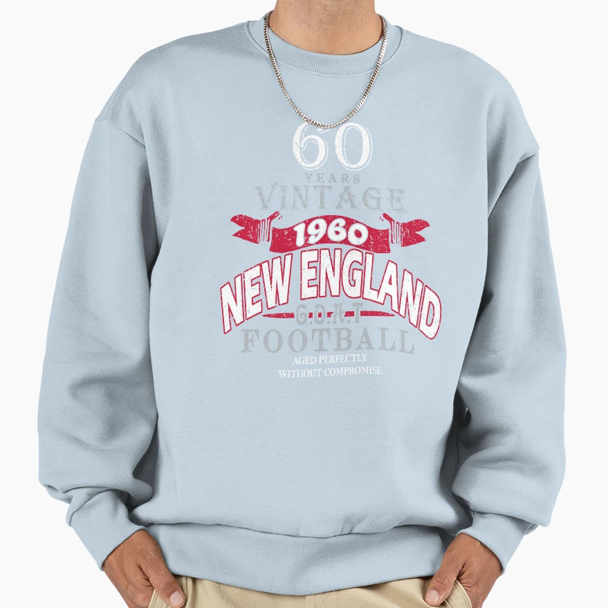 New England Pro Football 60 Year Sweatshirt - Custom Art Print for Adults - T-Shirt, Sweatshirt, Hoodie
