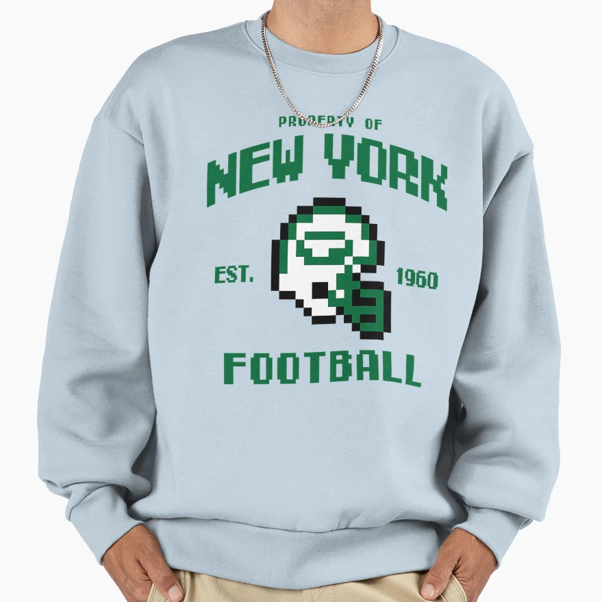 Property New York Jets Football Sweatshirt - Aesthetic Graphic for Adults - T-Shirt, Sweatshirt, Hoodie