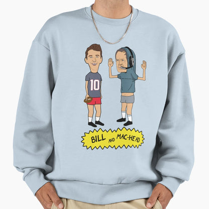 Bill And Tom Head Sweatshirt - Custom Art Print Men Women - T-Shirt, Sweatshirt, Hoodie