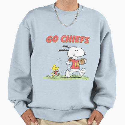 Chiefs Football Duo Sweatshirt - Aesthetic Graphic Men Women - T-Shirt, Sweatshirt, Hoodie