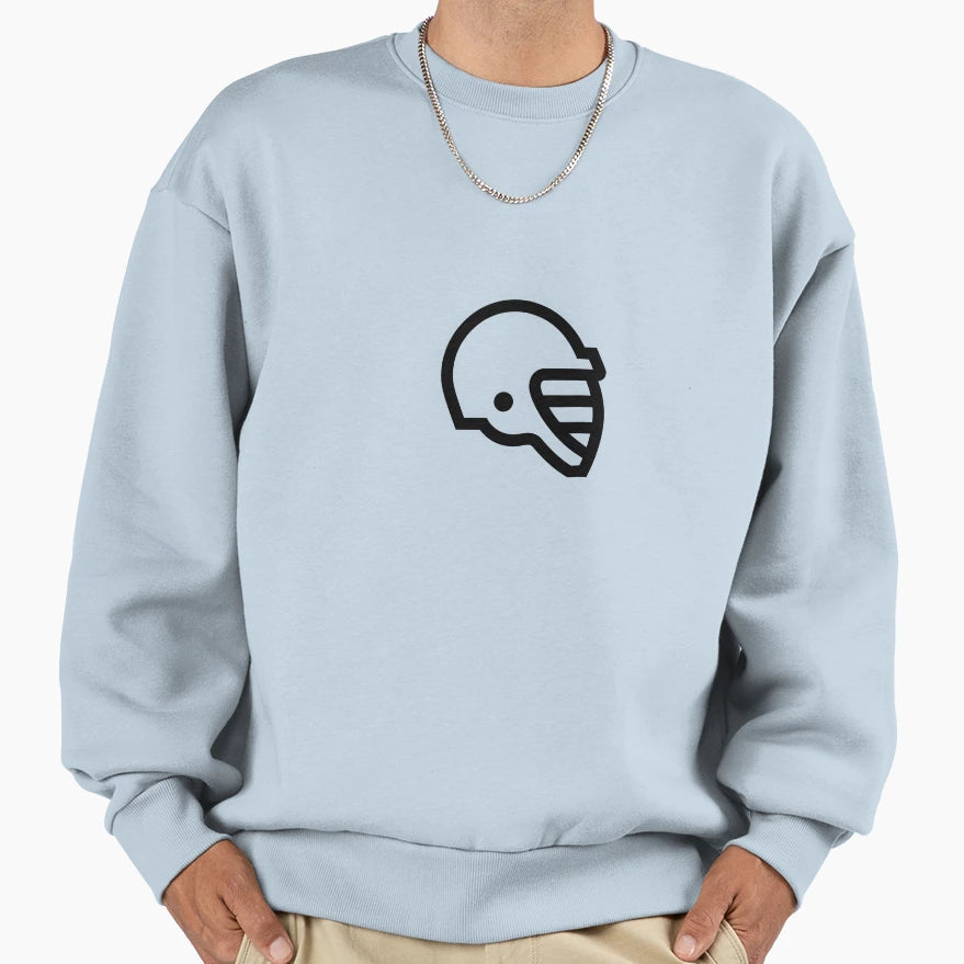 Lacrosse Helmet Sweatshirt - Novelty Apparel Men Women - T-Shirt, Sweatshirt, Hoodie