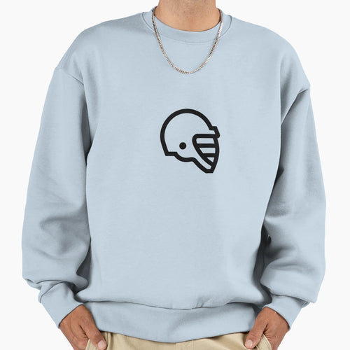 Lacrosse Helmet Sweatshirt - Novelty Apparel Men Women - T-Shirt, Sweatshirt, Hoodie