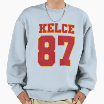 Kelce 87S Sweatshirt - Graphic Print Unisex - T-Shirt, Sweatshirt, Hoodie