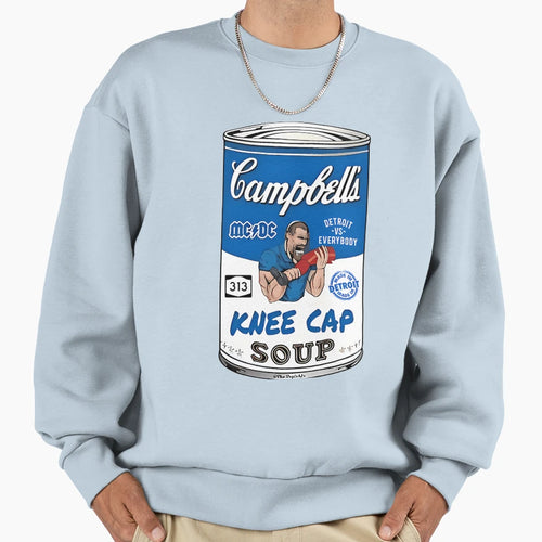 Detroit Lions Kneecap Soup Sweatshirt - Minimalist Print Unisex - T-Shirt, Sweatshirt, Hoodie