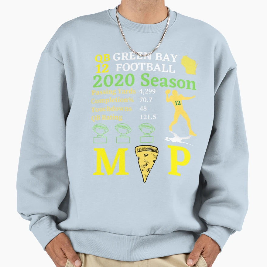 Green Bay Football Packer Backer Sweatshirt - Custom Art Print for Adults - T-Shirt, Sweatshirt, Hoodie