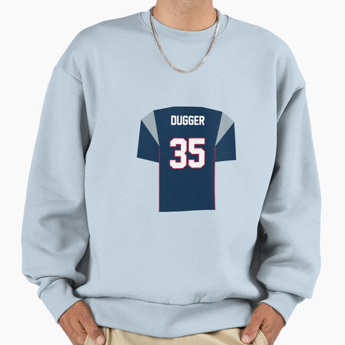 Kyle Dugger Patriots Jersey Sweatshirt - Custom Art Print for Adults - T-Shirt, Sweatshirt, Hoodie