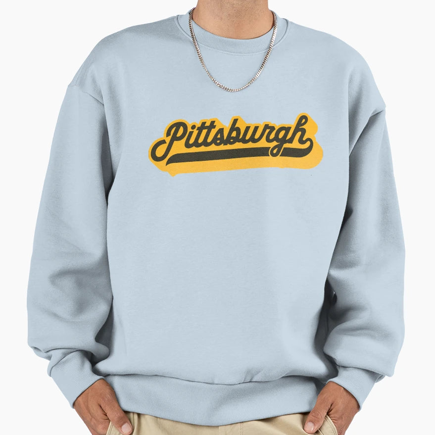Pittsburgh Baseball Logo Sweatshirt - Streetwear Style Men Women - T-Shirt, Sweatshirt, Hoodie
