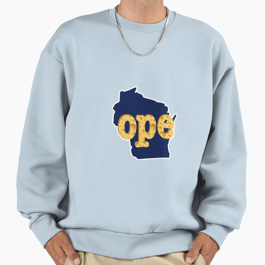 Wisconsin Cheesy Ope Sweatshirt - Unique Graphic for Adults - T-Shirt, Sweatshirt, Hoodie