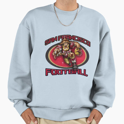 Art San Francisco 49Ers Sweatshirt - Casual Everyday Wear Men Women - T-Shirt, Sweatshirt, Hoodie