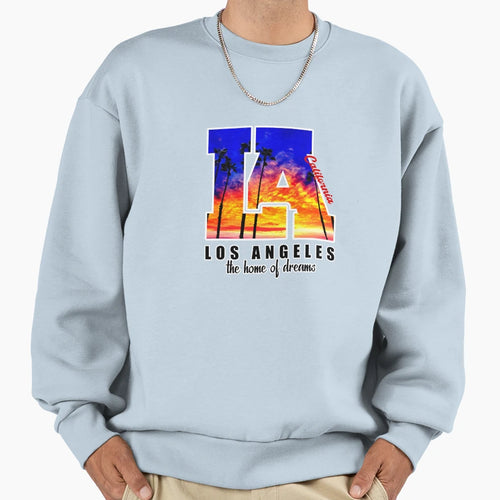 Sunset Los Angeles California Sweatshirt - Casual Everyday Wear Unisex - T-Shirt, Sweatshirt, Hoodie