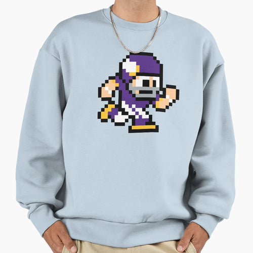 Minnesota Vikings Tecmo Super Bowl Sweatshirt - Graphic Print for Adults - T-Shirt, Sweatshirt, Hoodie