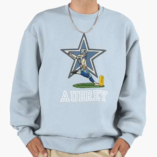 Brandon Aubrey Butter Kick Funny Cowboys T-Shirt - Streetwear Style Unisex - T-Shirt, Sweatshirt, Hoodie