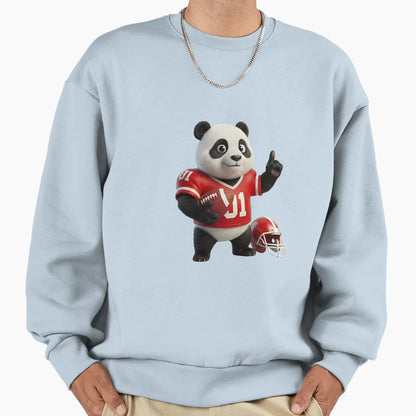 Panda Gridiron Champ 3D American Sweatshirt - Custom Art Print Unisex - T-Shirt, Sweatshirt, Hoodie