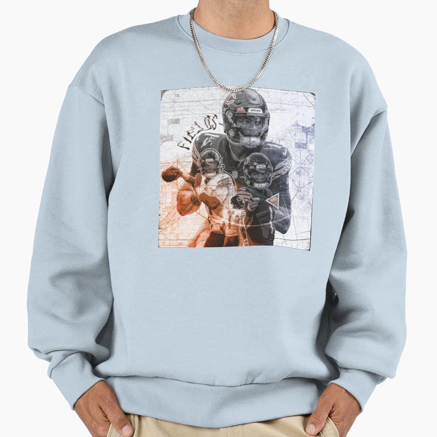 Justin Fields Sweatshirt - Streetwear Style for Adults - T-Shirt, Sweatshirt, Hoodie