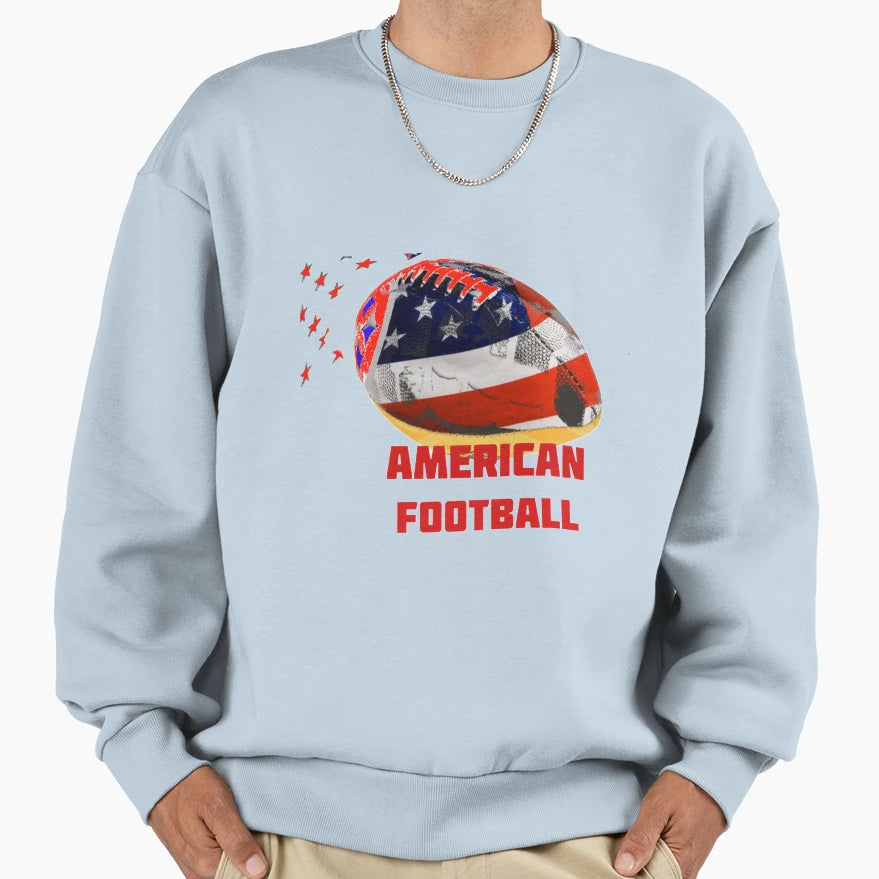 American Football Sweatshirt - Aesthetic Graphic Unisex - T-Shirt, Sweatshirt, Hoodie