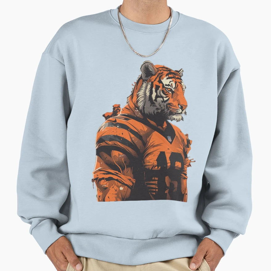 Bengal Tiger Cincinnati Sweatshirt - Novelty Apparel Unisex - T-Shirt, Sweatshirt, Hoodie
