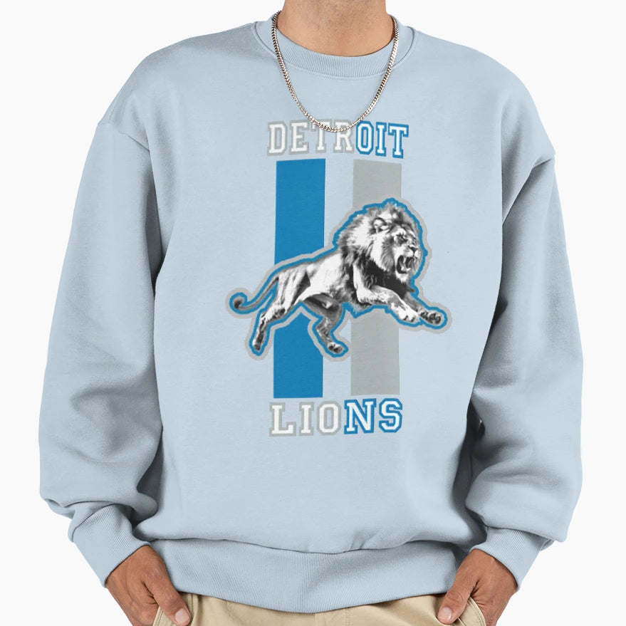Football Detroit Lions Sweatshirt - Casual Everyday Wear Unisex - T-Shirt, Sweatshirt, Hoodie
