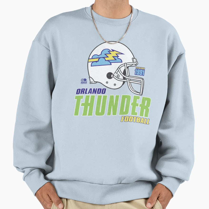 Distressed Orlando Thunder Football Sweatshirt - Fun Novelty Design Unisex - T-Shirt, Sweatshirt, Hoodie
