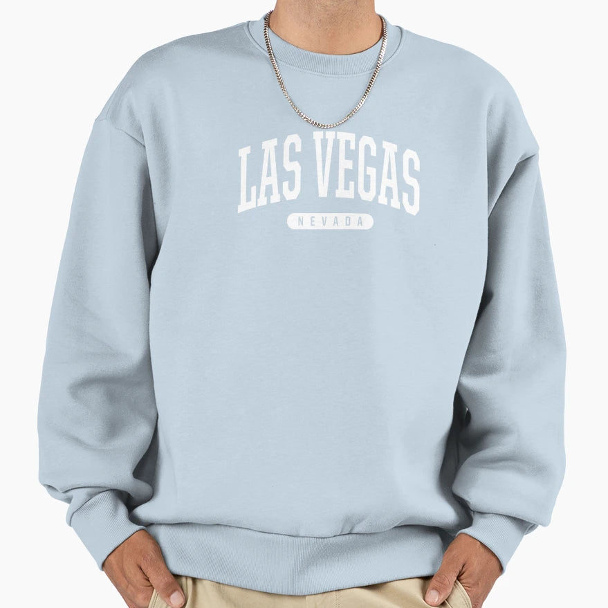 College Las Vegas Nevada Souvenir Sweatshirt - Custom Art Print Men Women - T-Shirt, Sweatshirt, Hoodie