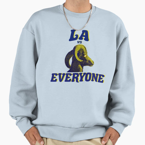 Los Angeles Vs Everyone Sweatshirt - Minimalist Print for Adults - T-Shirt, Sweatshirt, Hoodie