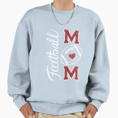 Football Mama Go Cheer Football Sweatshirt - Custom Art Print for Adults - T-Shirt, Sweatshirt, Hoodie