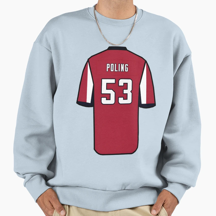 Quentin Poling Jersey Sweatshirt - Graphic Print for Adults - T-Shirt, Sweatshirt, Hoodie