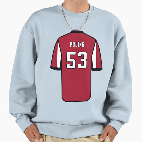 Quentin Poling Jersey Sweatshirt - Graphic Print for Adults - T-Shirt, Sweatshirt, Hoodie