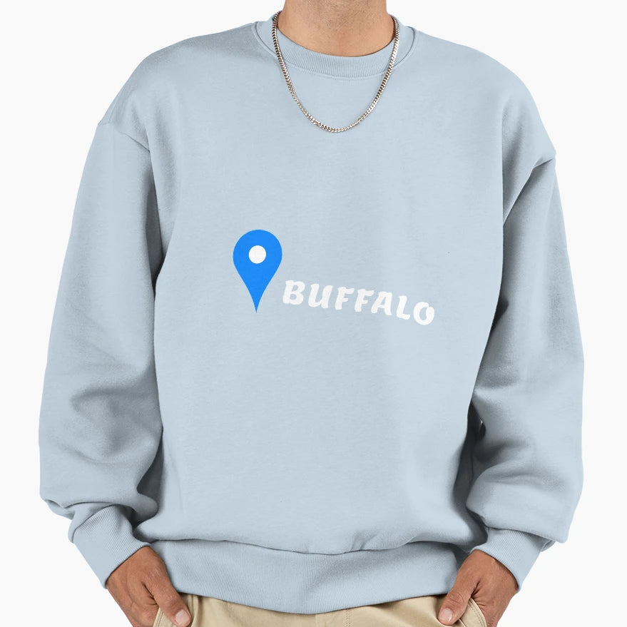 Buffalo City Sweatshirt - Aesthetic Graphic Men Women - T-Shirt, Sweatshirt, Hoodie