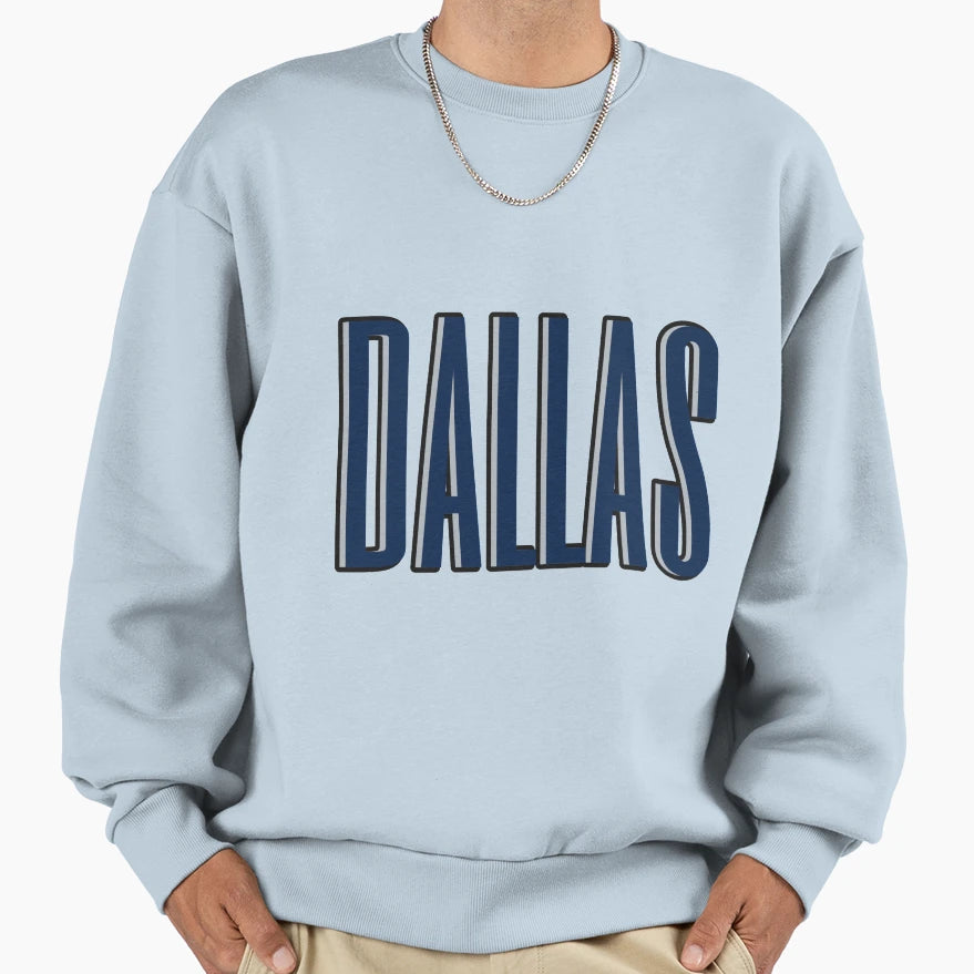 Dallas Texas Sweatshirt - Aesthetic Graphic Men Women - T-Shirt, Sweatshirt, Hoodie