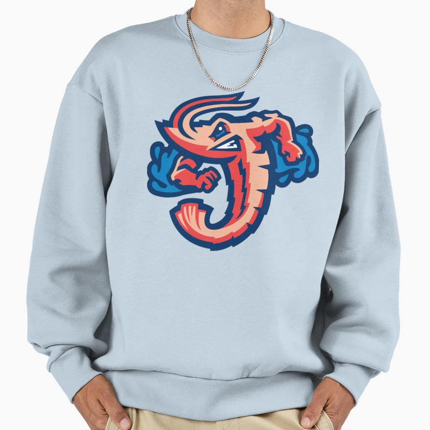 Jacksonville Jumbo Shrimp Logo Sweatshirt - Trendy Graphic for Adults - T-Shirt, Sweatshirt, Hoodie