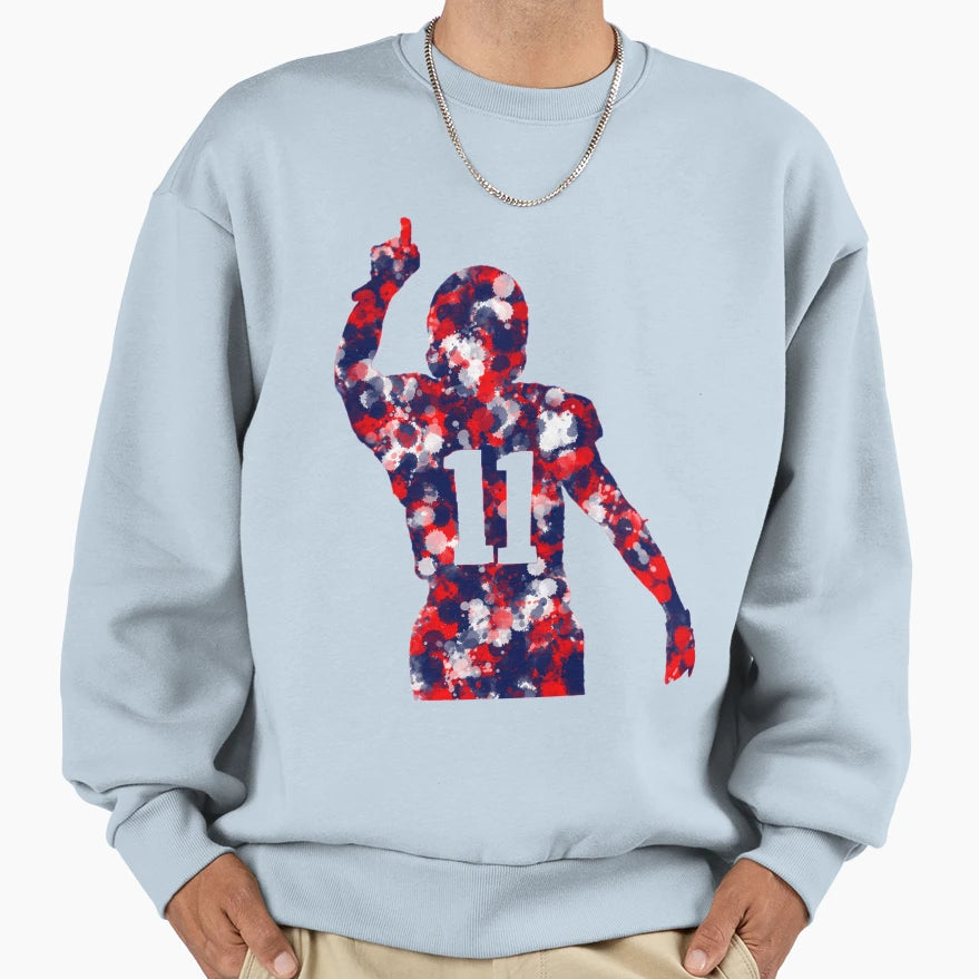 Splatter Edelman Sweatshirt - Streetwear Style for Adults - T-Shirt, Sweatshirt, Hoodie