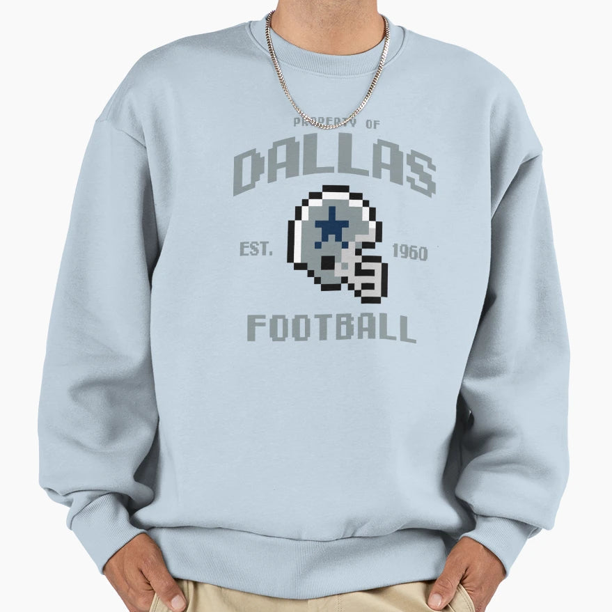 Art Dallas Cowboys Sweatshirt - Graphic Print for Adults - T-Shirt, Sweatshirt, Hoodie