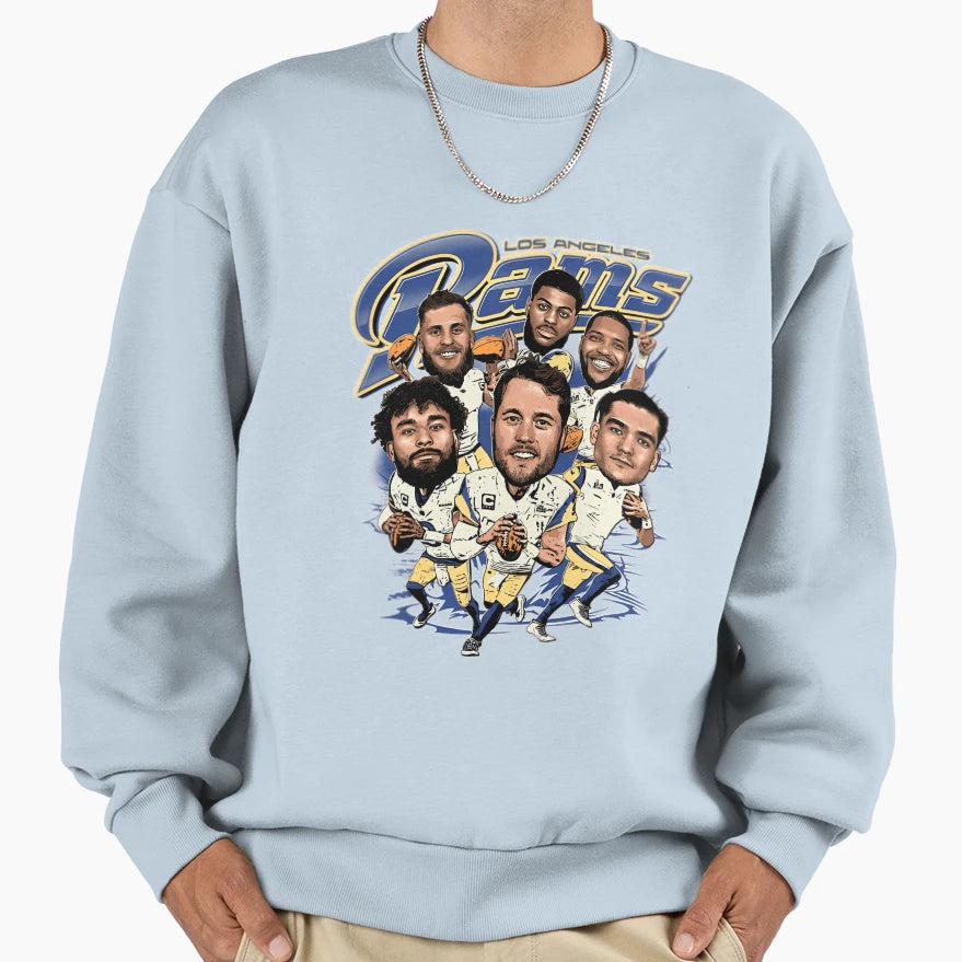 Los Angeles Rams Football Team Sweatshirt - Aesthetic Graphic Unisex - T-Shirt, Sweatshirt, Hoodie