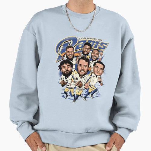 Los Angeles Rams Football Team Sweatshirt - Aesthetic Graphic Unisex - T-Shirt, Sweatshirt, Hoodie