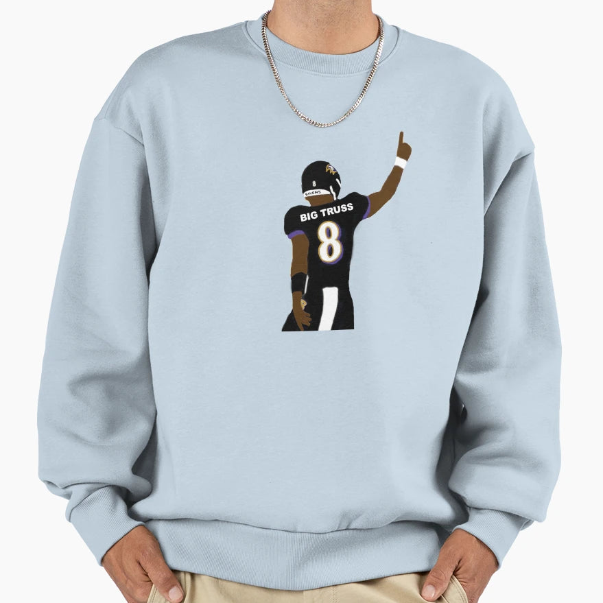 LJ Big Truss Sweatshirt - Trendy Graphic Men Women - T-Shirt, Sweatshirt, Hoodie