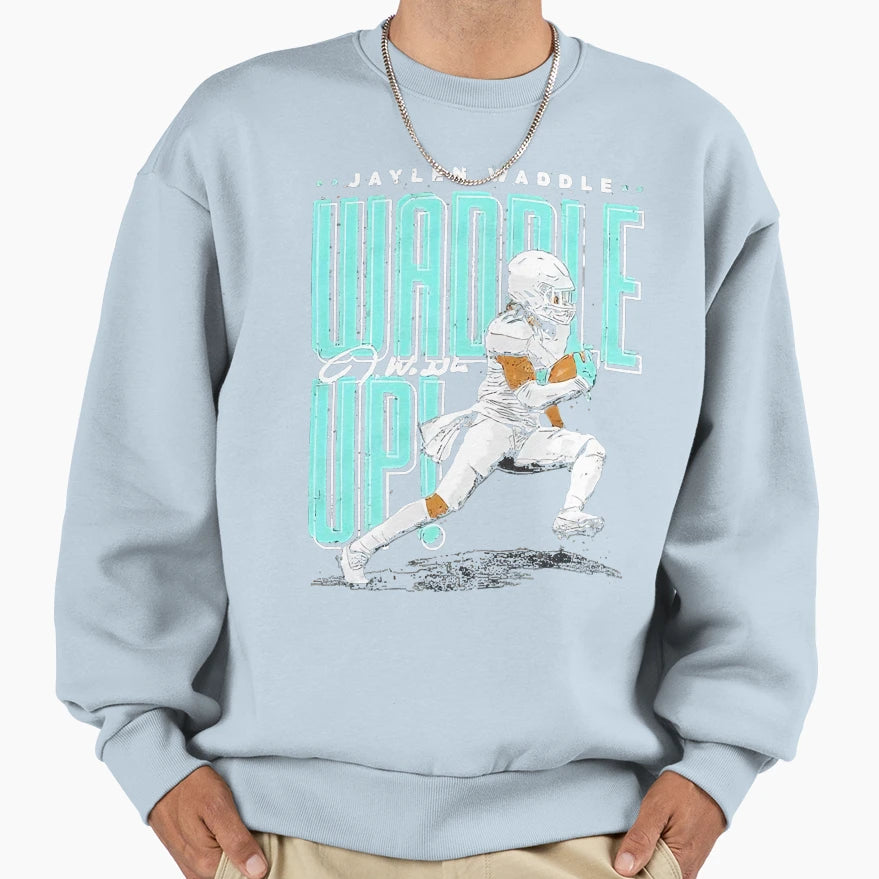 Jaylen Waddle Sweatshirt - Trendy Graphic for Adults - T-Shirt, Sweatshirt, Hoodie