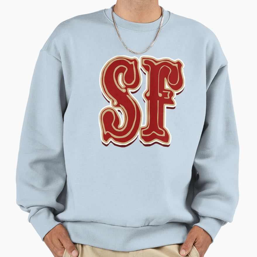 Faithful To Bay San Francisco Sweatshirt - Minimalist Print Unisex - T-Shirt, Sweatshirt, Hoodie