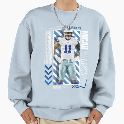 Defensive Player 11 Sports American Sweatshirt - Fun Novelty Design Unisex - T-Shirt, Sweatshirt, Hoodie
