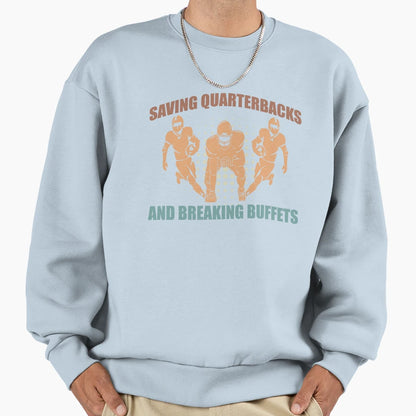 Saving Quarterbacks And Sweatshirt - Casual Everyday Wear Men Women - T-Shirt, Sweatshirt, Hoodie