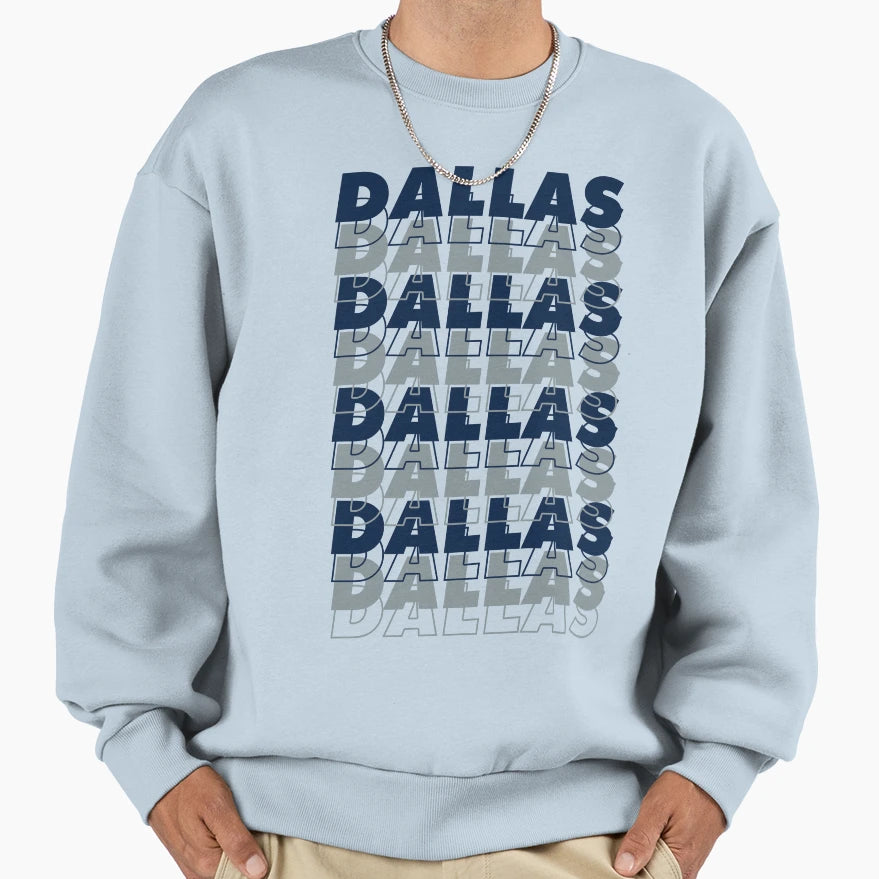 Dallas Sweatshirt - Custom Art Print Unisex - T-Shirt, Sweatshirt, Hoodie