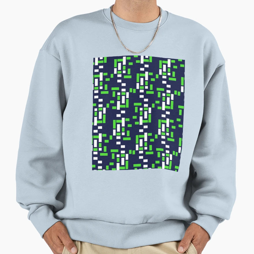 Nature Schematic Pattern Elements Sweatshirt - Novelty Apparel Unisex - T-Shirt, Sweatshirt, Hoodie