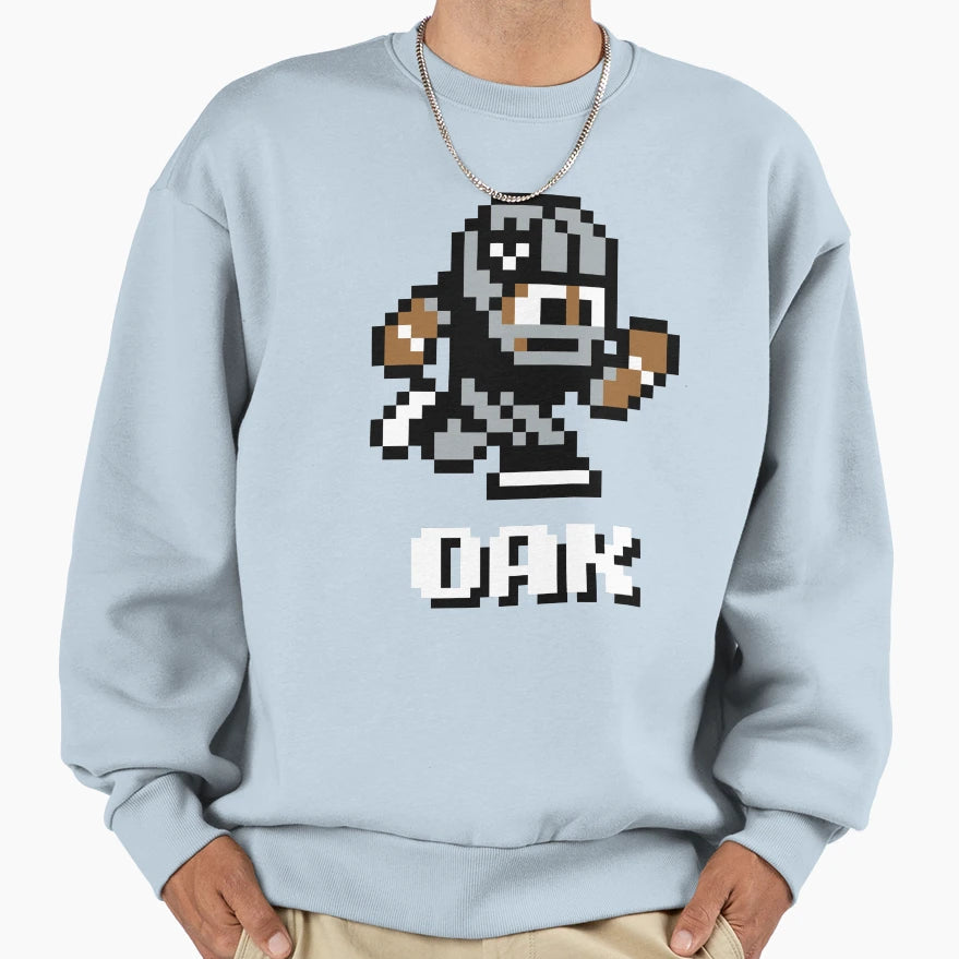 Oakland Raiders Tecmo Super Bowl Sweatshirt - Aesthetic Graphic for Adults - T-Shirt, Sweatshirt, Hoodie