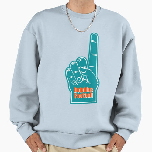 Miami Dolphins Football Foam Sweatshirt - Streetwear Style for Adults - T-Shirt, Sweatshirt, Hoodie
