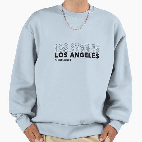 Los Angeles City Sweatshirt - Minimalist Print Unisex - T-Shirt, Sweatshirt, Hoodie
